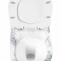 REA - Závěsná WC mísa včetně sedátka Carlos Slim Rimless REA-C8003