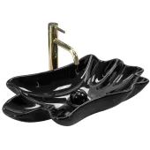 REA - Umyvadlo na desku Infinity Black REA-U3401