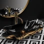 REA - Umyvadlo na desku Infinity Black Gold+zátka (perla) REA-U3402