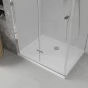 MEXEN/S - Sprchový kout zalamovací Lima 110x70, čiré sklo, chrom + vanička 856-110-070-00-00-4010