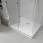 MEXEN/S - Sprchový kout zalamovací Lima 110x70, čiré sklo, chrom + vanička 856-110-070-00-00-4010