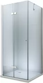MEXEN/S - Sprchový kout zalamovací Lima 120x80, čiré sklo, chrom + vanička 856-120-080-00-00-4010