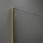 MEXEN/S - KIOTO Sprchová zástěna WALK-IN 70x200 cm 8 mm, zlatá, bílý vzor 800-070-101-50-85