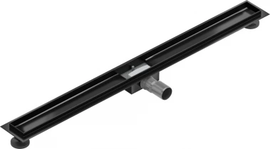 MEXEN - Flat odtokový žlab bez roštu 100 cm černá 1715100