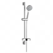 Sprchová souprava, pětipolohová sprcha, posuvný držák, šedostříbrná hadice, mýdlenka (CB900HM)