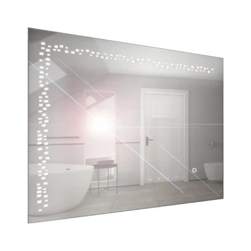 Zrcadlo s LED osvětlením Nika LED 7/100 TS s dotykovým vypínačem