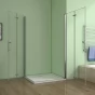 Obdélníkový sprchový kout MELODY R907, 90x70 se zalamovacími dveřmi