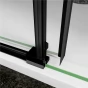 Posuvné sprchové dveře DIAMOND BLACK 96- 100x200 L/P varianta