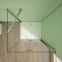 Obdélníkový sprchový kout MELODY B8 100x90 se zalamovacími dveřmi