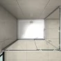 Sprchový kout čtvercový, SIMPLE 76x76 L/P varianta, rohový vstup včetně sprchové vaničky z litého mramoru