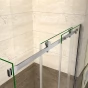 Sprchový kout DIAMOND 100x80 L/P varianta včetně sprchové vaničky z litého mramoru