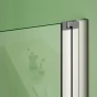 Sprchový kout MELODY A108 100x80 se dvěma jednokřídlými dveřmi včetně sprchové vaničky
