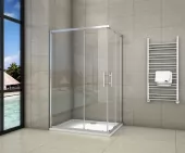 Sprchový kout obdélníkový, SIMPLE 110x90 L/P varianta, rohový vstup