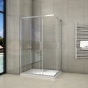 Sprchový kout obdélníkový, SIMPLE 90x70 L/P varianta, rohový vstup včetně sprchové vaničky z litého mramoru