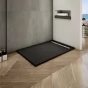 BLACK STAR sprchová vanička z litého mramoru, obdélník, 120x80x3