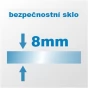 Sprchový kout FORTE 140x90 L/P varianta  včetně sprchové vaničky  
