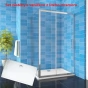 Sprchový kout FORTE 140x90 L/P varianta  včetně sprchové vaničky  