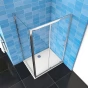 Sprchový kout FORTE 140x90 L/P varianta  včetně sprchové vaničky  