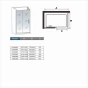 Sprchový kout FORTE 140x90 L/P varianta  včetně sprchové vaničky  