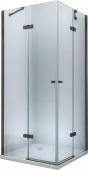 MEXEN/S - ROMA sprchový kout 80x70, transparent, černý 854-080-070-70-00-02