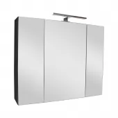 Zrcadlová skříňka závěsná s LED osvětlením Nive 80 ZS
