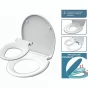 WC prkénko s dětskou vložkou Duroplast Soft Close Family 82940