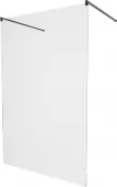 MEXEN/S - KIOTO samostatně stojící sprchová zástěna 100 x 200, transparent 8 mm, černá 800-100-002-70-00
