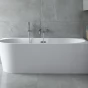 Volně stojící vana ZOYA Glam - stříbrná (VANZOYA170PG2)