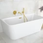 Volně stojící vana VARYA Glam - zlatá (VANVARYA170G1)