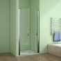 Sprchové dveře MELODY D2 90 dvoukřídlé 86-90 x 195, čiré sklo