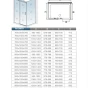 Třístěnný sprchový kout HARMONY U3 90x140x90 L/P varianta 