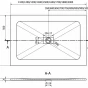 MEXEN - Hugo Sprchová vanička obdélníková 150x100, černá 42701015