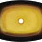 MEXEN - Araks skleněné umyvadlo 54x39 cm, zlatá tmavá 24155451