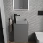 MEXEN - Nadia umyvadlo na desku 36 x 23, světle šedá mat 21613661