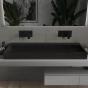 MEXEN - Ava umyvadlo na desku litý mramor B/O 120 x 46 cm, černá 23011270