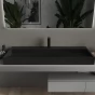 MEXEN - Ava umyvadlo na desku litý mramor 1/O 120 x 46 cm, černá 23011271