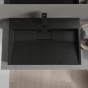 MEXEN - Ava umyvadlo na desku litý mramor 1/O 70 x 46 cm, černá 23017071