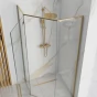 REA - Sprchový kout DIAMOND 100x100 zlatá REA-K6616