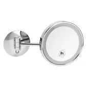 Kosmetické zrcátko s LED osvětlením, ø 200 mm (116201772)