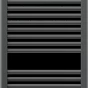 MEXEN - Mars otopný žebřík/radiátor 1200 x 500 mm, 528 W, antracit W110-1200-500-00-66