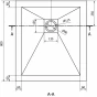 MEXEN - Stone+ sprchová vanička obdélníková 80x70, černá 44707080