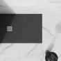 MEXEN - Stone+ sprchová vanička obdélníková 100x90, antracit 44719010