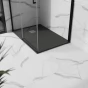 MEXEN - Stone+ sprchová vanička obdélníková 100x90, antracit 44719010