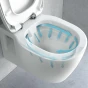 REA - Závěsná WC mísa Carter se sedátkem SLIM, rimless, bílá   REA-C1400