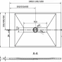 MEXEN - Toro sprchová vanička obdélníková SMC 100x80, bílá 43108010