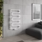 MEXEN - Floryda otopný žebřík/radiátor 1080 x 600 mm, 358 W, bílá W206-1080-600-00-20