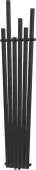 MEXEN - Omaha otopný žebřík/radiátor 1800 x 420 mm, 655 W, černý W208-1800-420-00-70