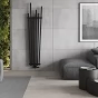 MEXEN - Omaha otopný žebřík/radiátor 1800 x 420 mm, 655 W, černý W208-1800-420-00-70
