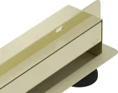 MEXEN - Flat Wall žlab ke stěně 2v1 70 cm zlatý 1530070