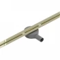 MEXEN - Flat 360° Super Slim podlahový žlab otočný 110, zlatý 1551110